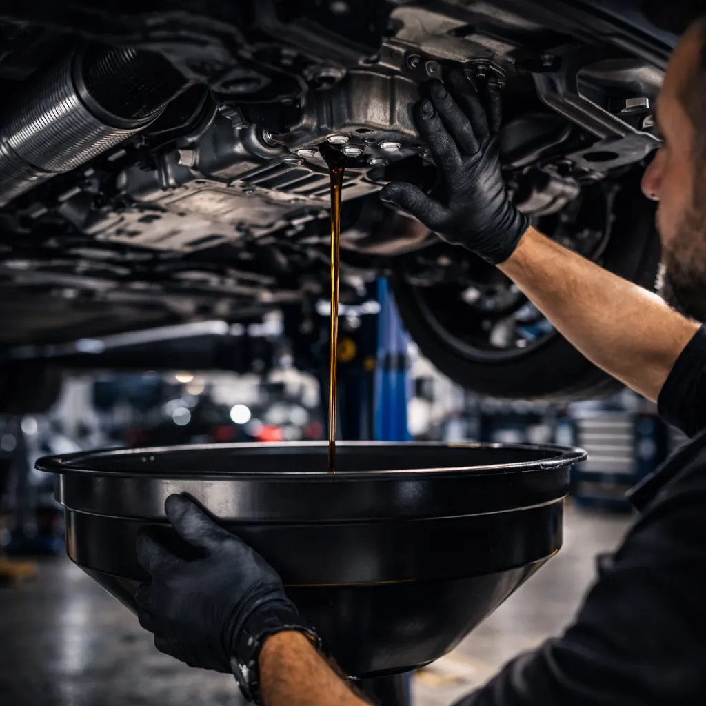 Ölwechsel und Flüssigkeitskontrolle beim Wintercheck