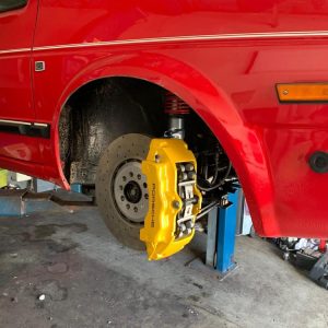 Porsche Bremse am Golf 7 GTI — Mastercars Tuning